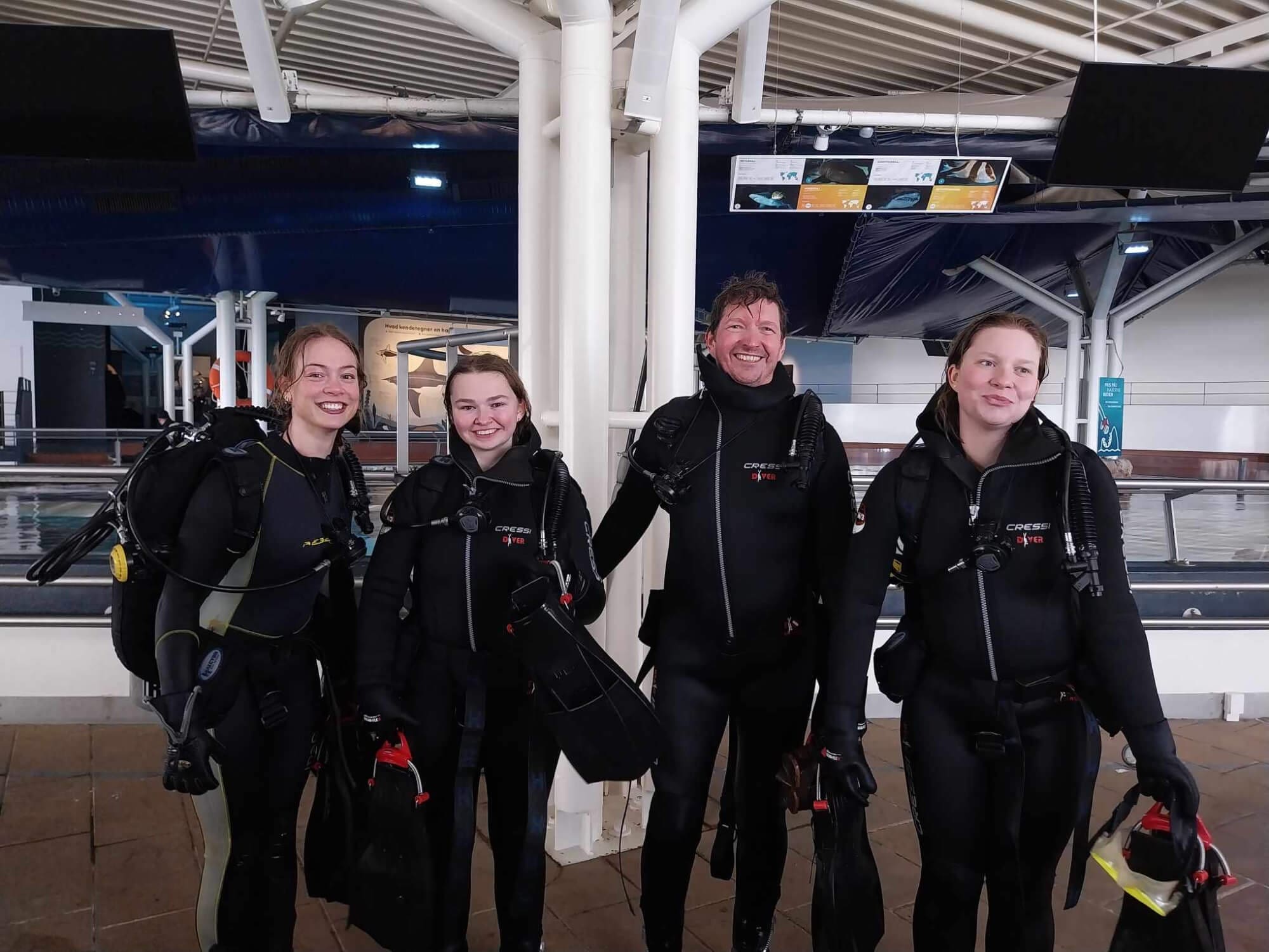 Biologi B-elever på Kattegatcentret